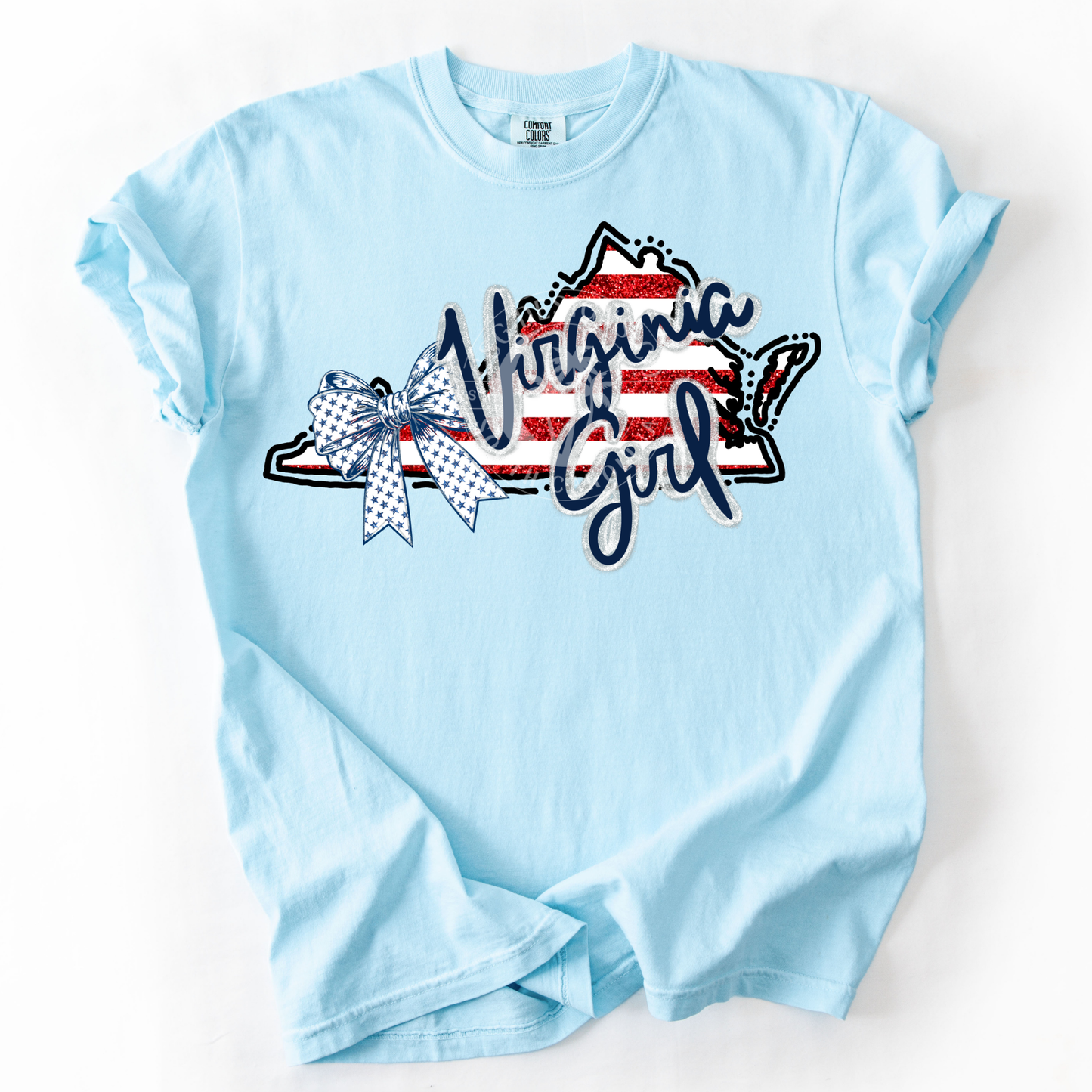 Virginia Girl- Patriotic State-PNG