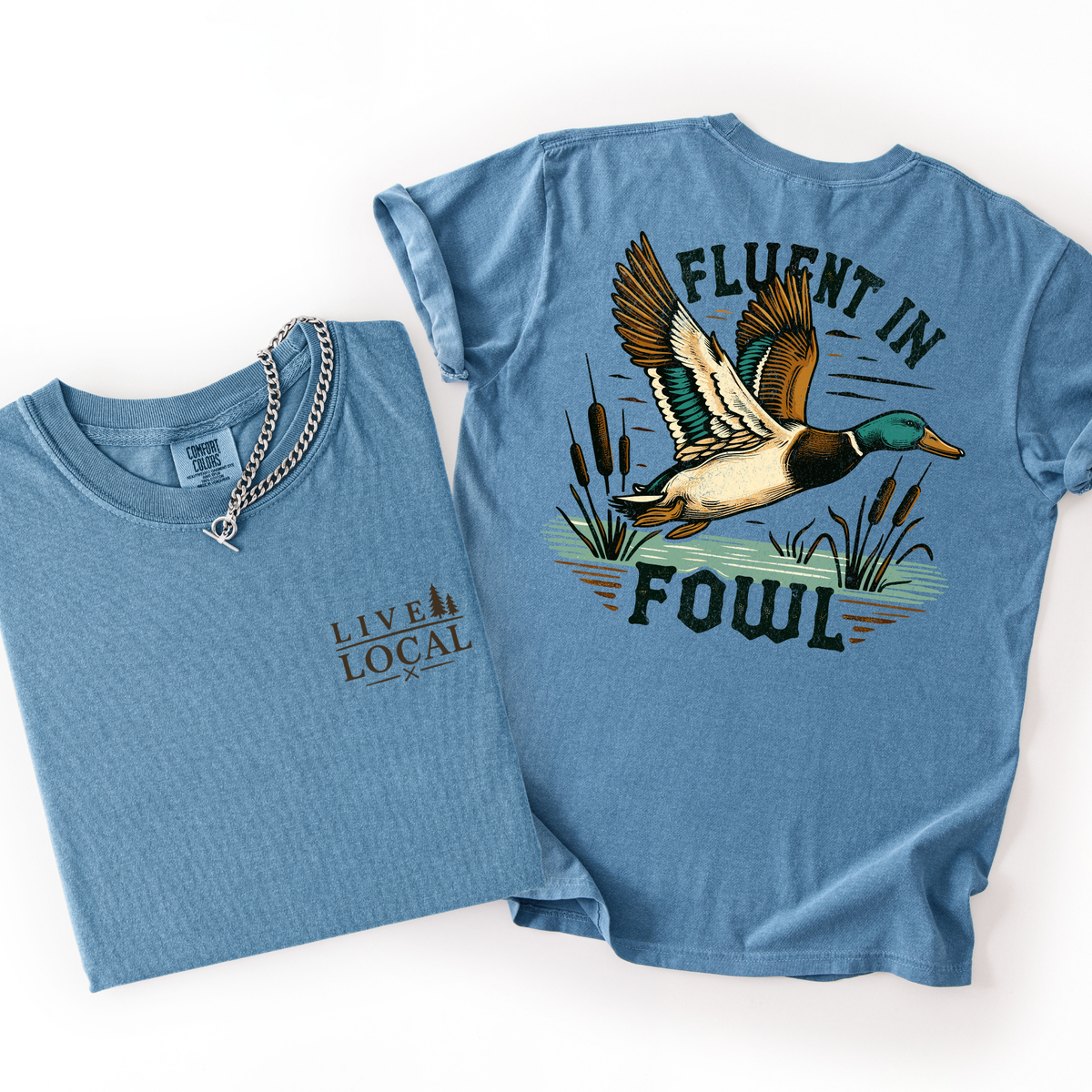Fluent In Fowl- Men's Graphic Southern Tee