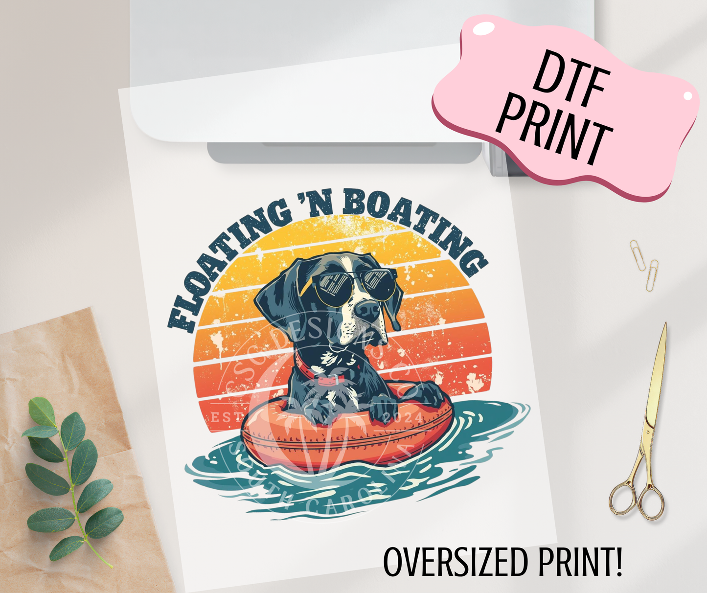 Floating & Boating-DTF Print