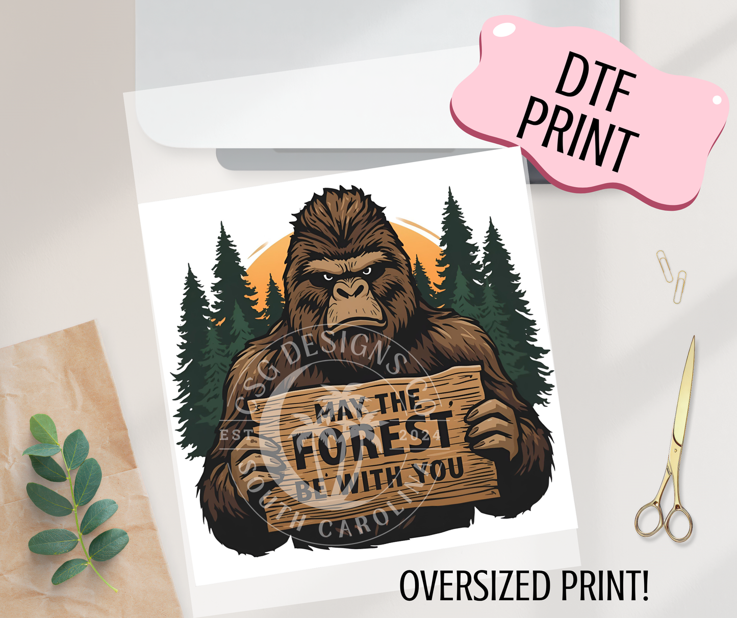 May The Forest Be With You-DTF Print