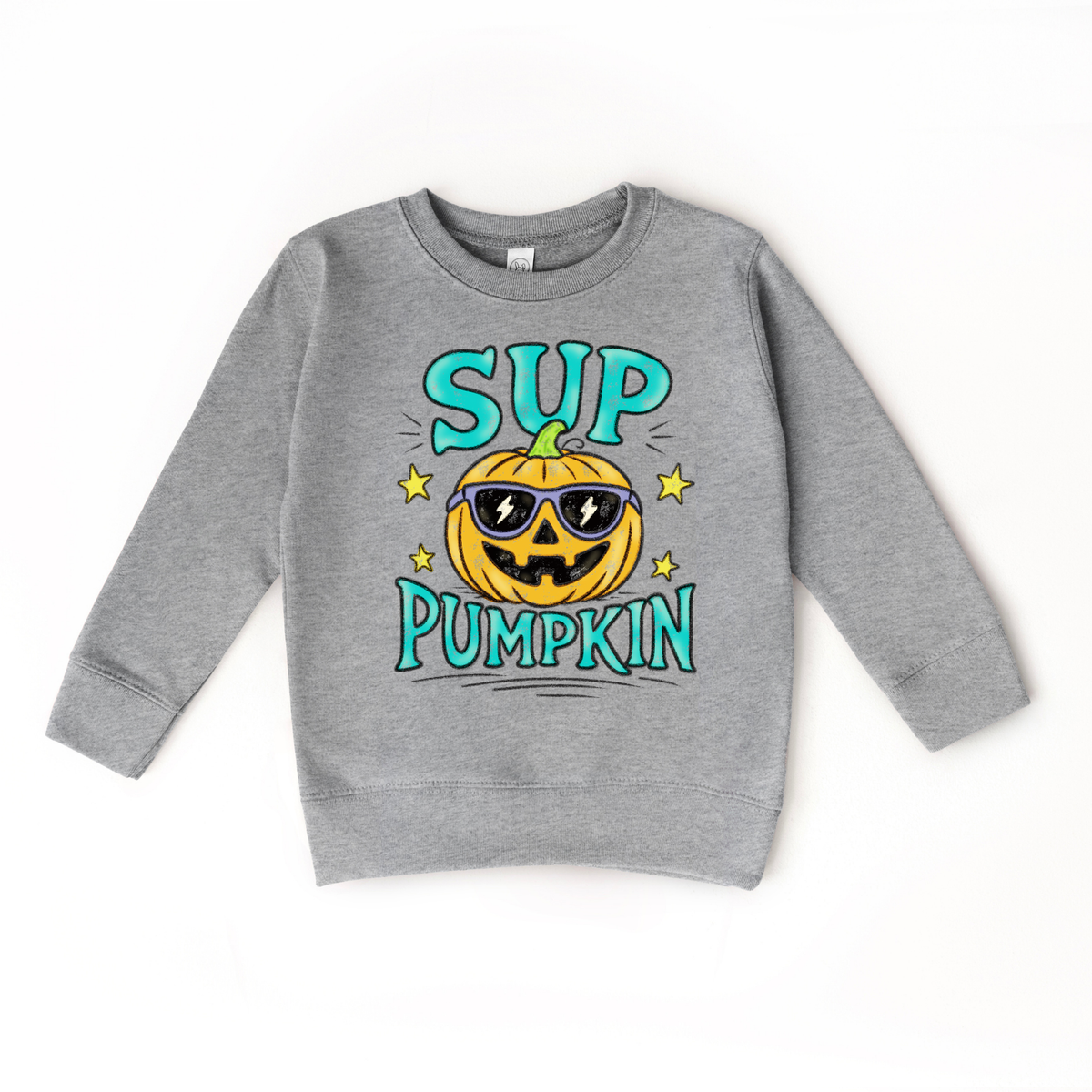 Sup Pumpkin- Boy Halloween Bruh Sweatshirt