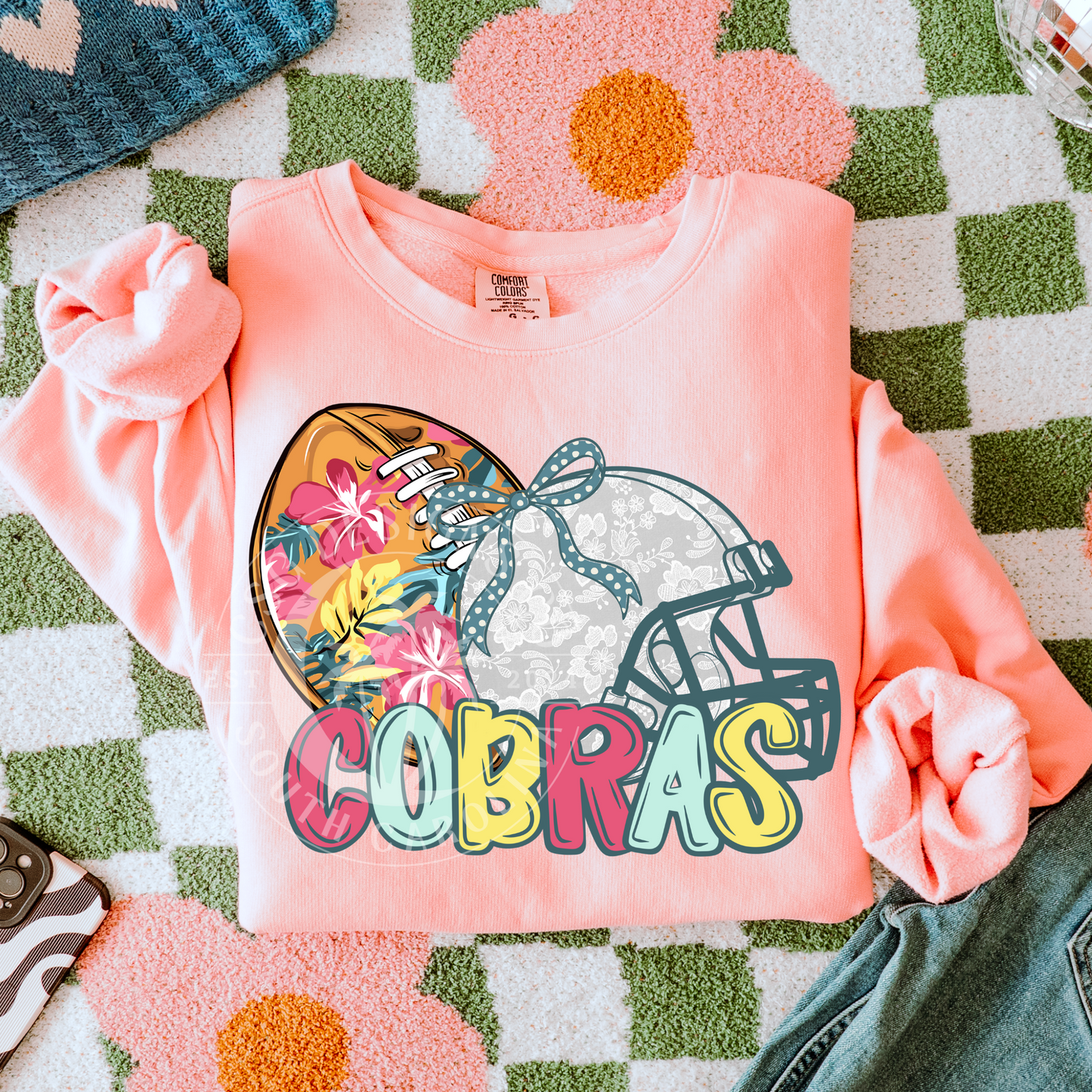 Cobras-Floral Football Mascot