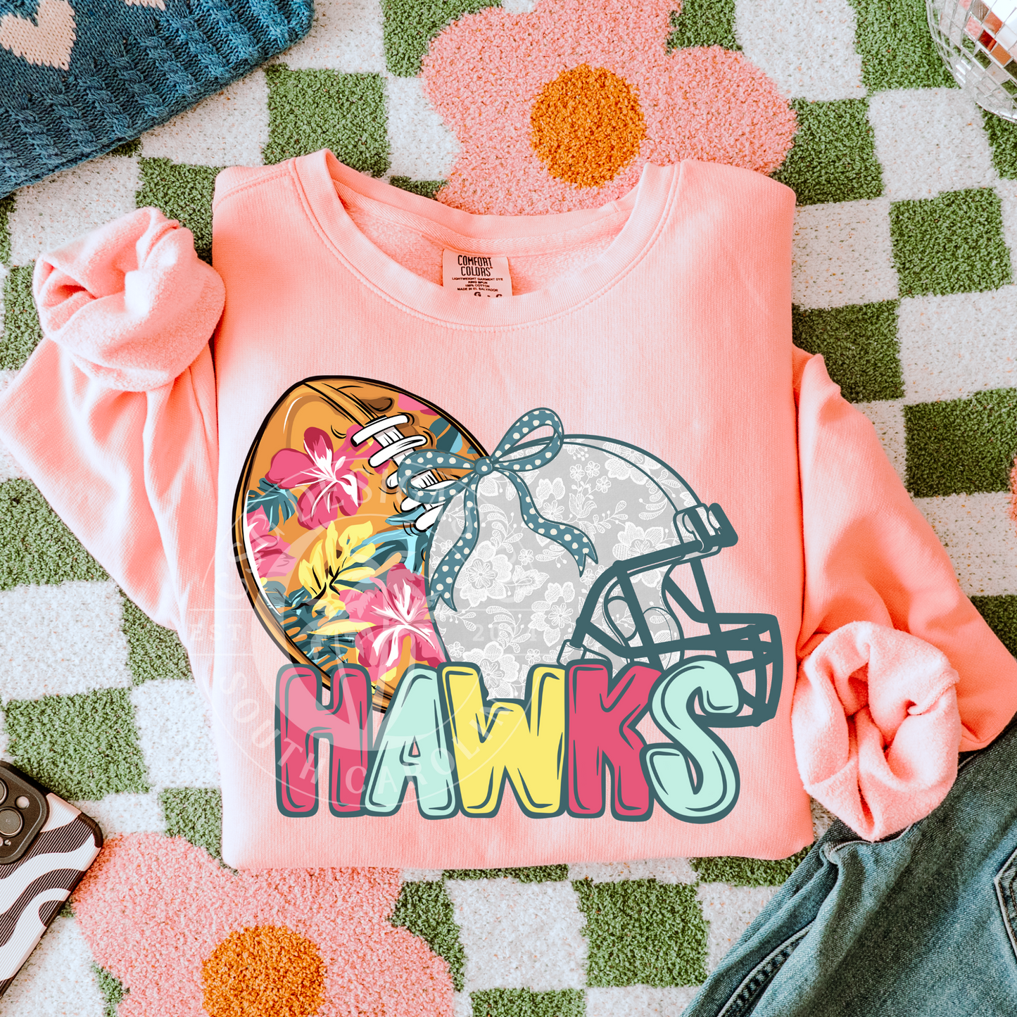 Hawks-Floral Football Mascot