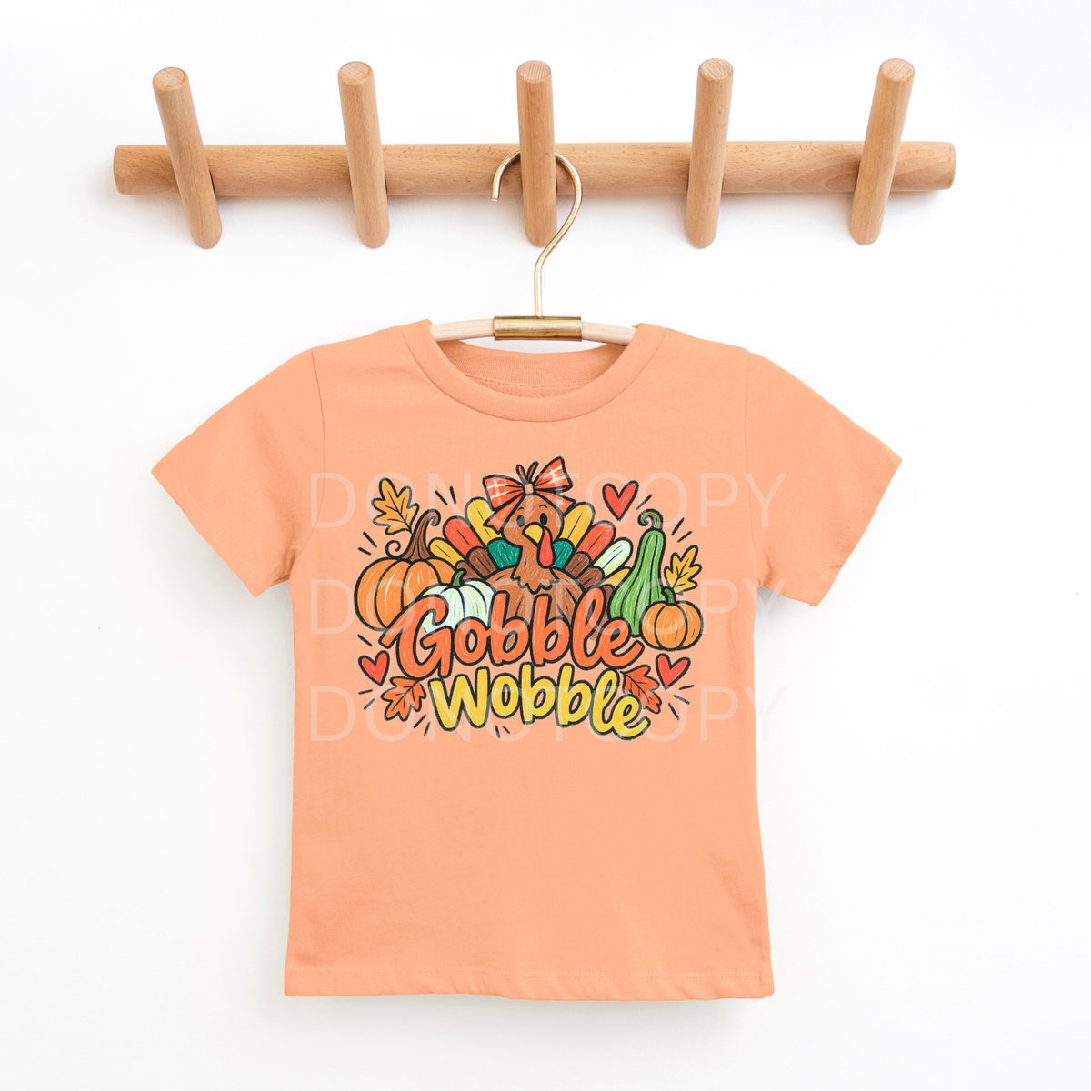 Gobble Wobble Girl Turkey- YOUTH