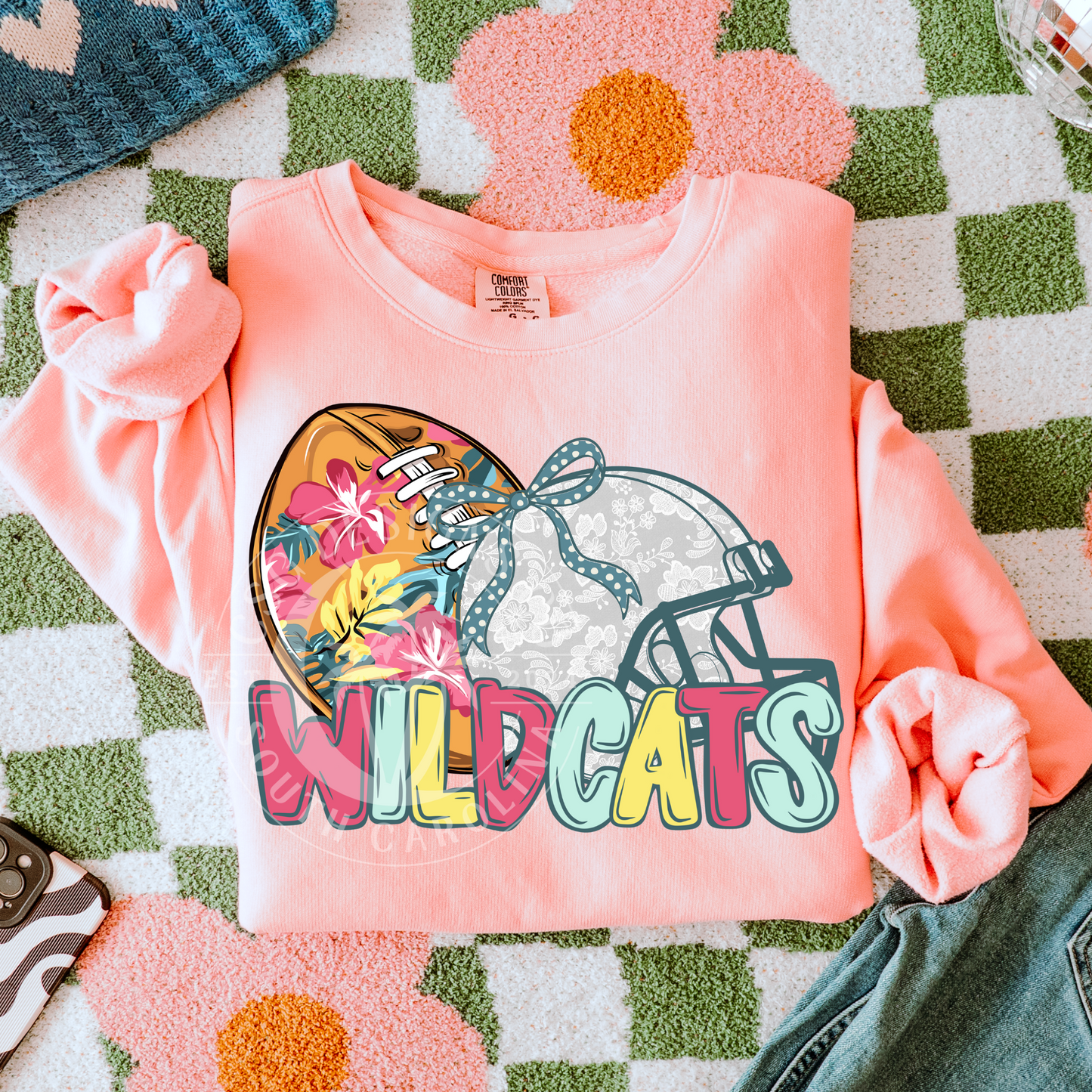 Wildcats-Floral Football Mascot