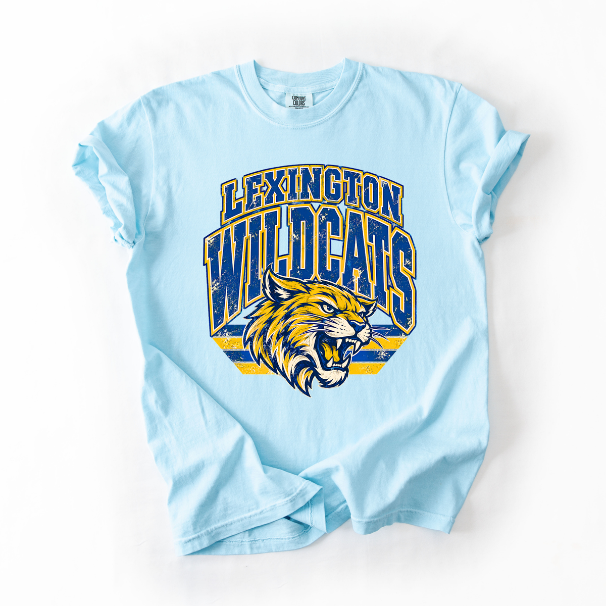 Lexington Vintage Mascot Comfort Colors Tee- YOUTH & ADULT