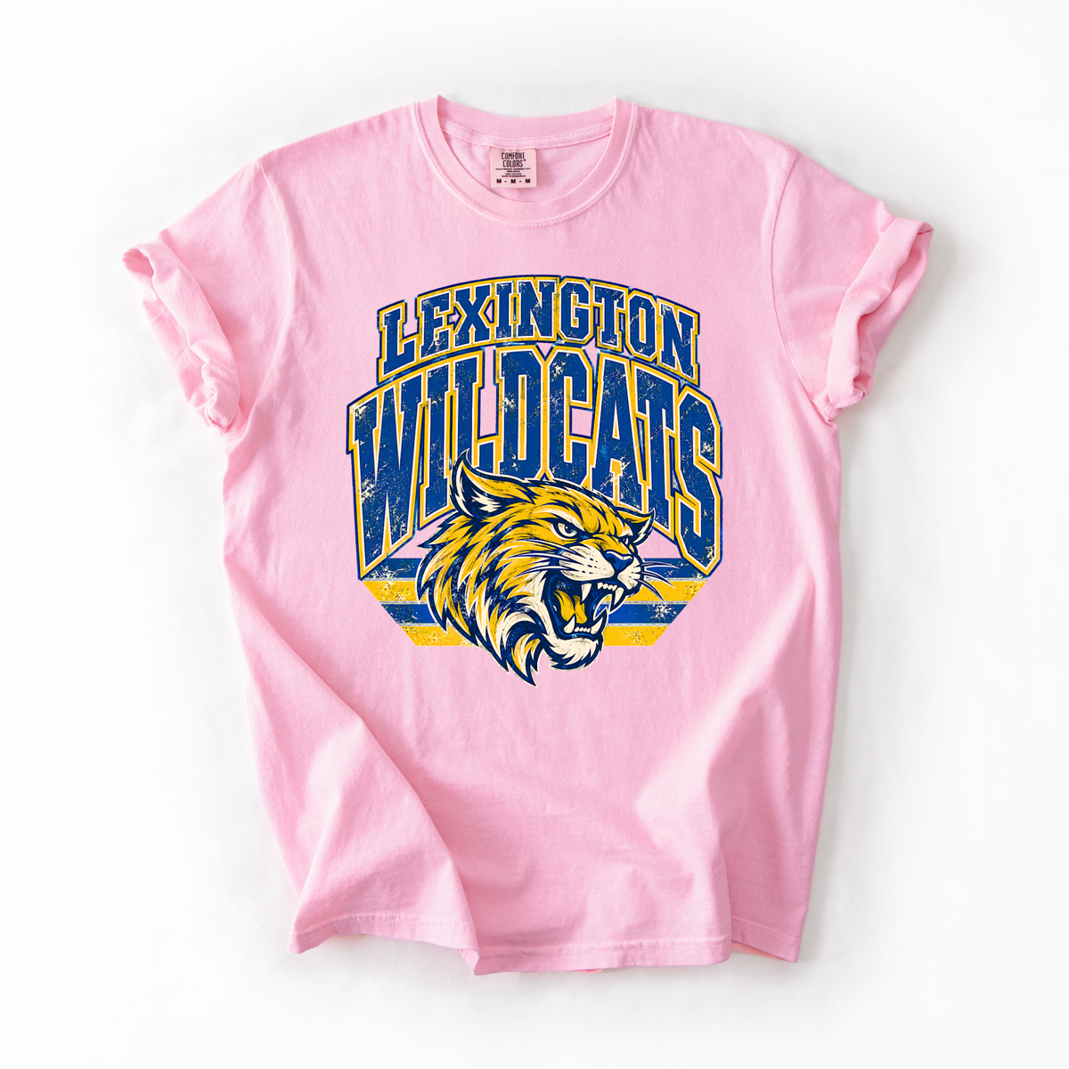 Lexington Vintage Mascot Comfort Colors Tee- YOUTH & ADULT