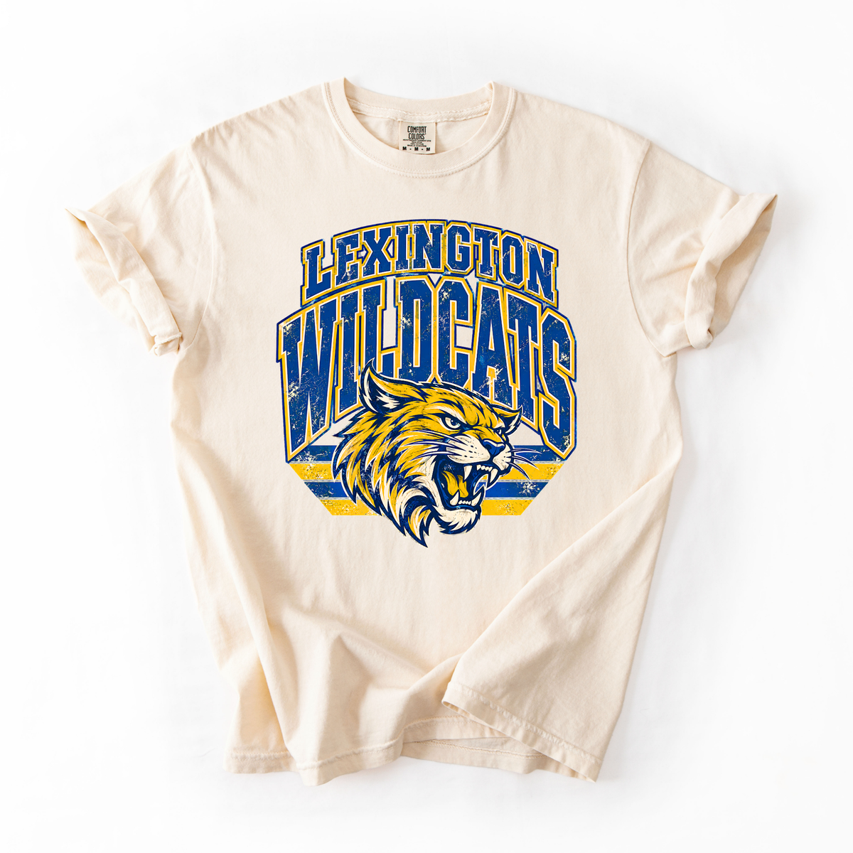 Lexington Vintage Mascot Comfort Colors Tee- YOUTH & ADULT