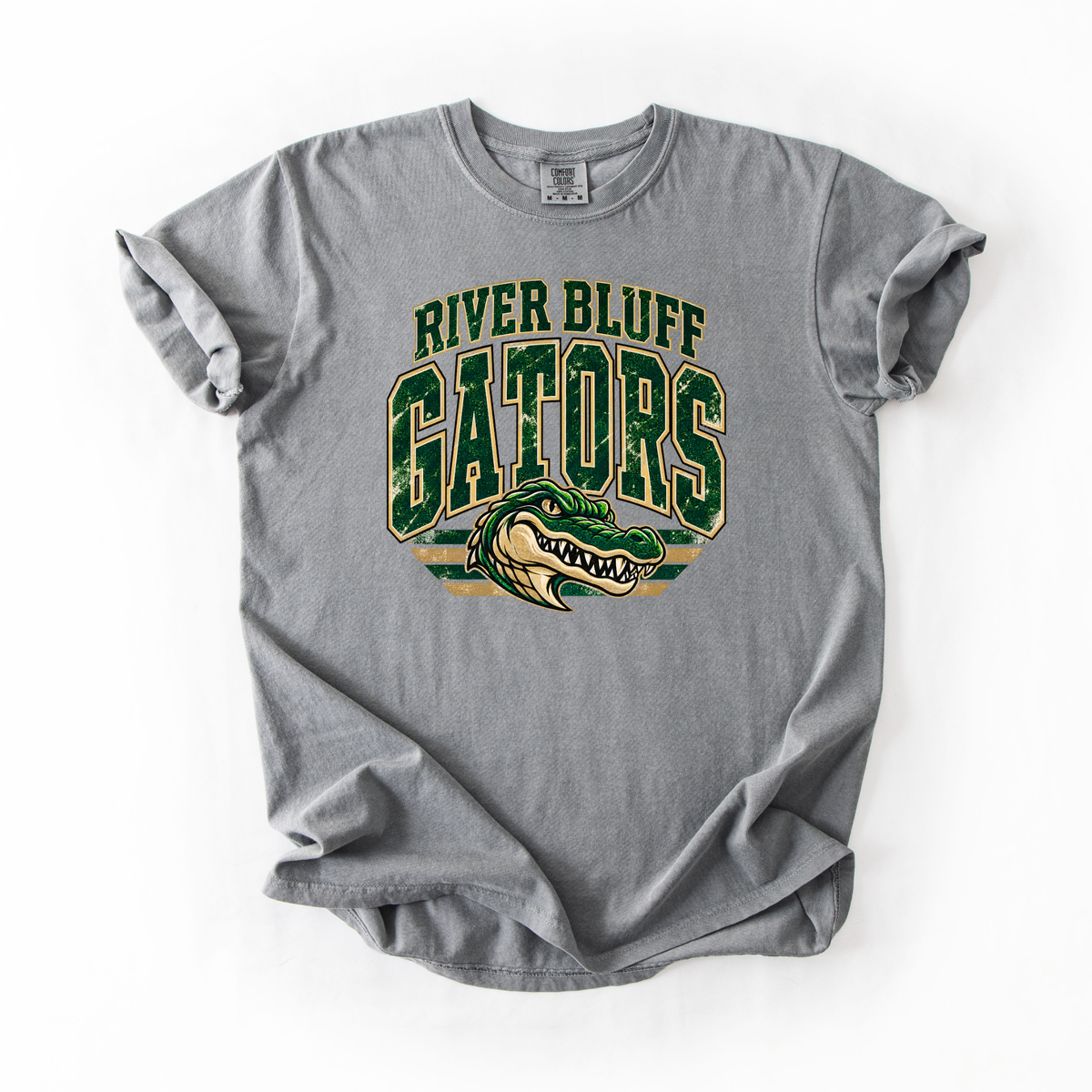 River Bluff Vintage Mascot Comfort Colors Tee- YOUTH & ADULT