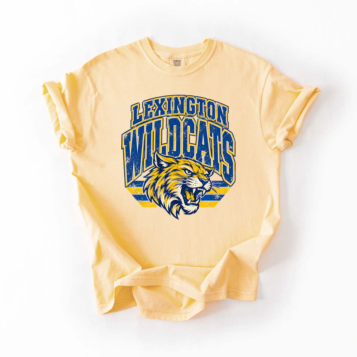 Lexington Vintage Mascot Comfort Colors Tee- YOUTH & ADULT