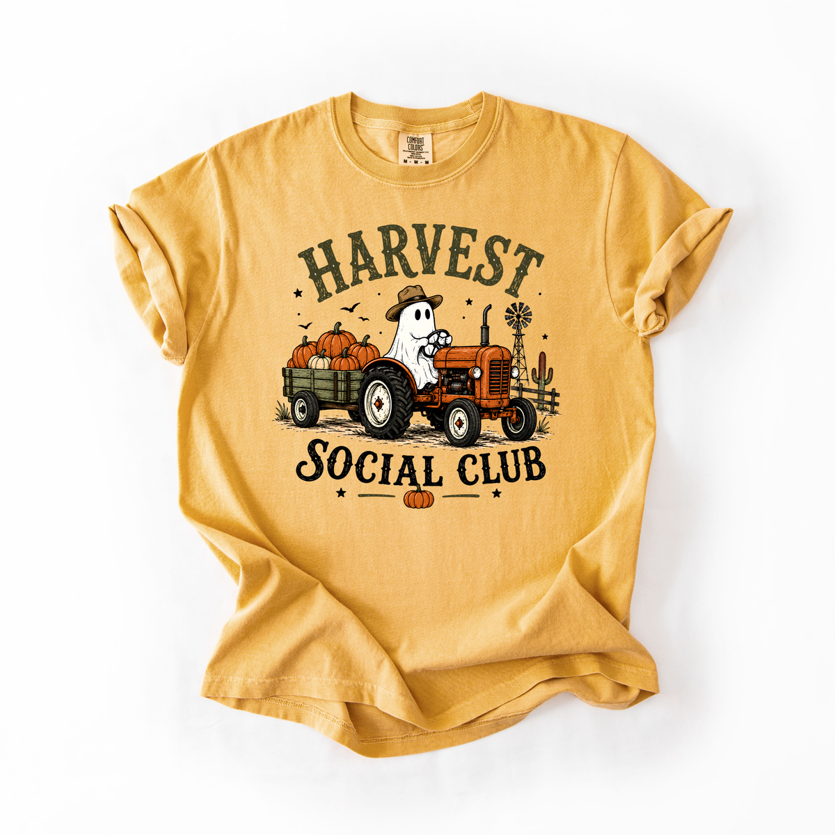 Harvest Social Club- Ghost Farmer Fall Tshirt
