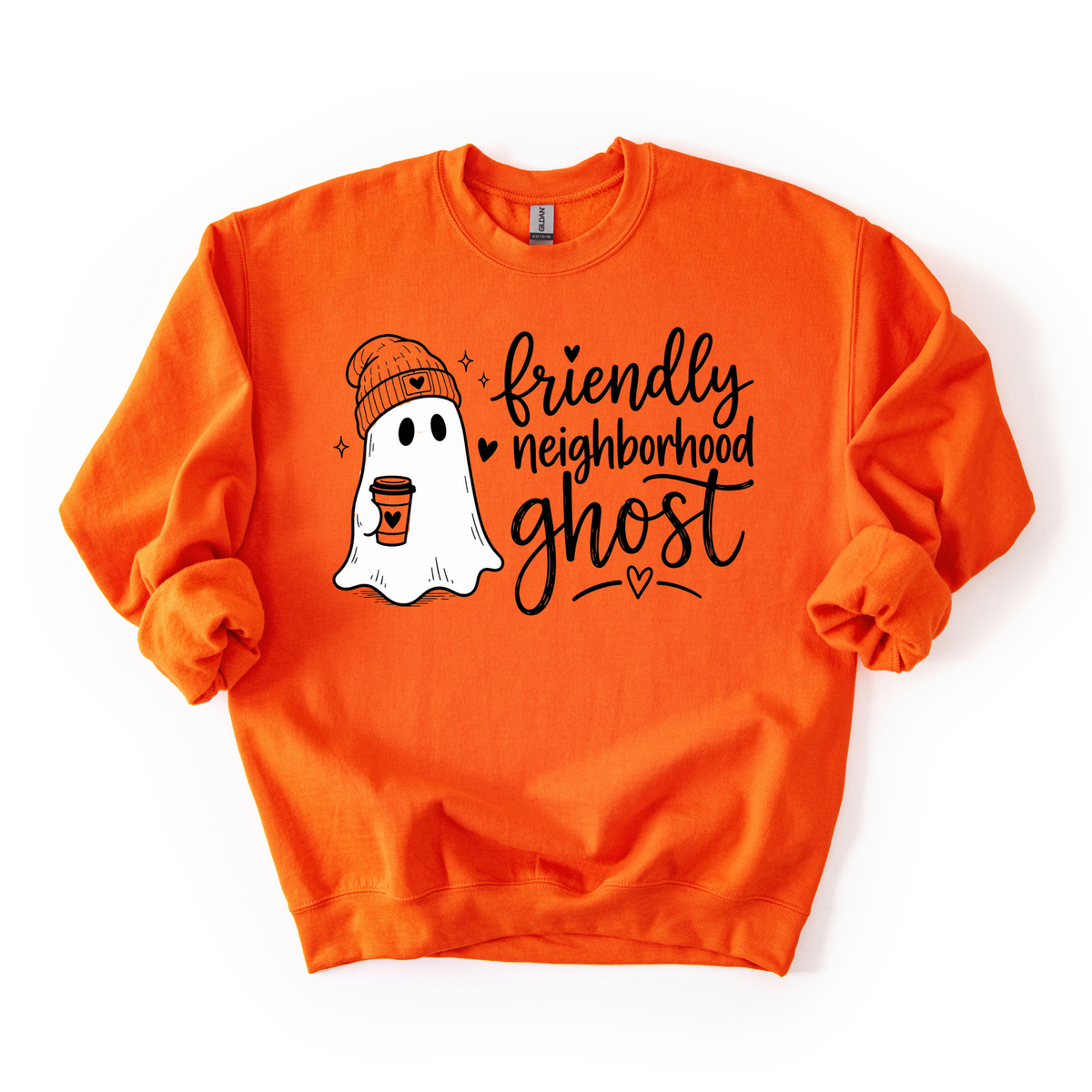 Friendly Neighborhood Ghost- Spooky Cute Halloween Sweatshirt