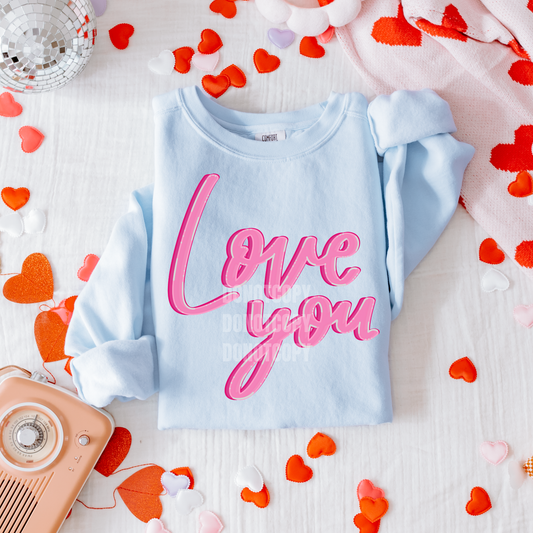 Pink Love You- PNG