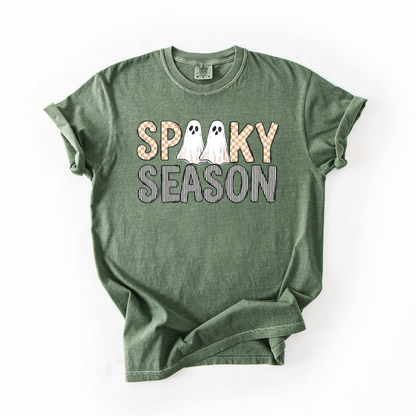 Retro Spooky Season- Halloween Graphic Cotton Tshirt