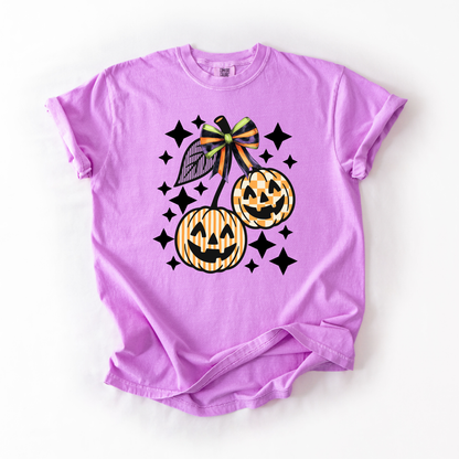 Jack O Lantern Cherries- Halloween Trendy Shirt