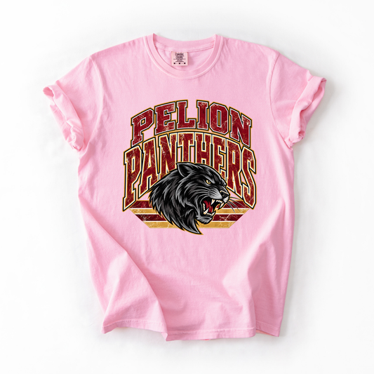 Pelion Vintage Mascot Comfort Colors Tee- YOUTH & ADULT