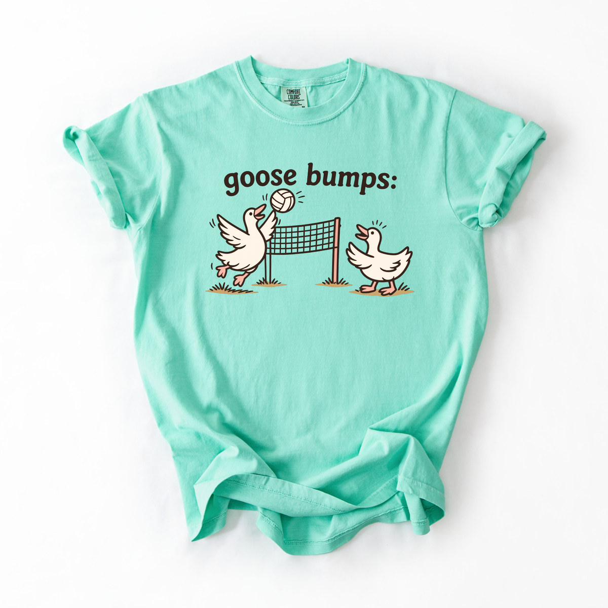 Goose Bumps- Volleyball Sports Mom Graphic Tee