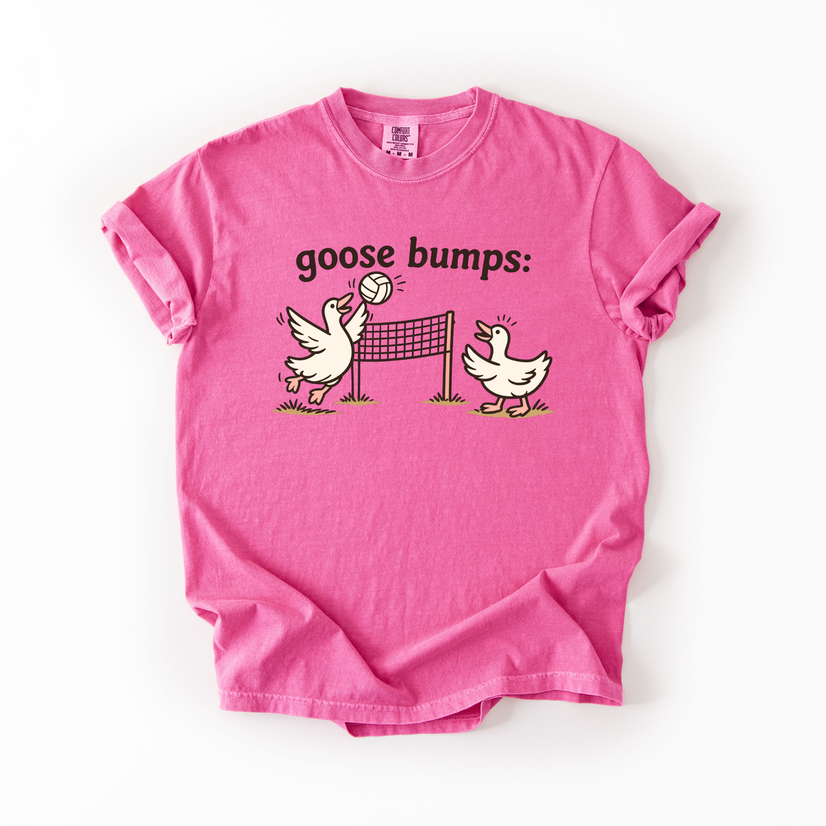 Goose Bumps- Volleyball Sports Mom Graphic Tee