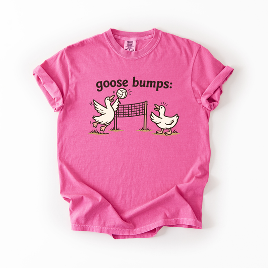 Goose Bumps- Volleyball Sports Mom Graphic Tee
