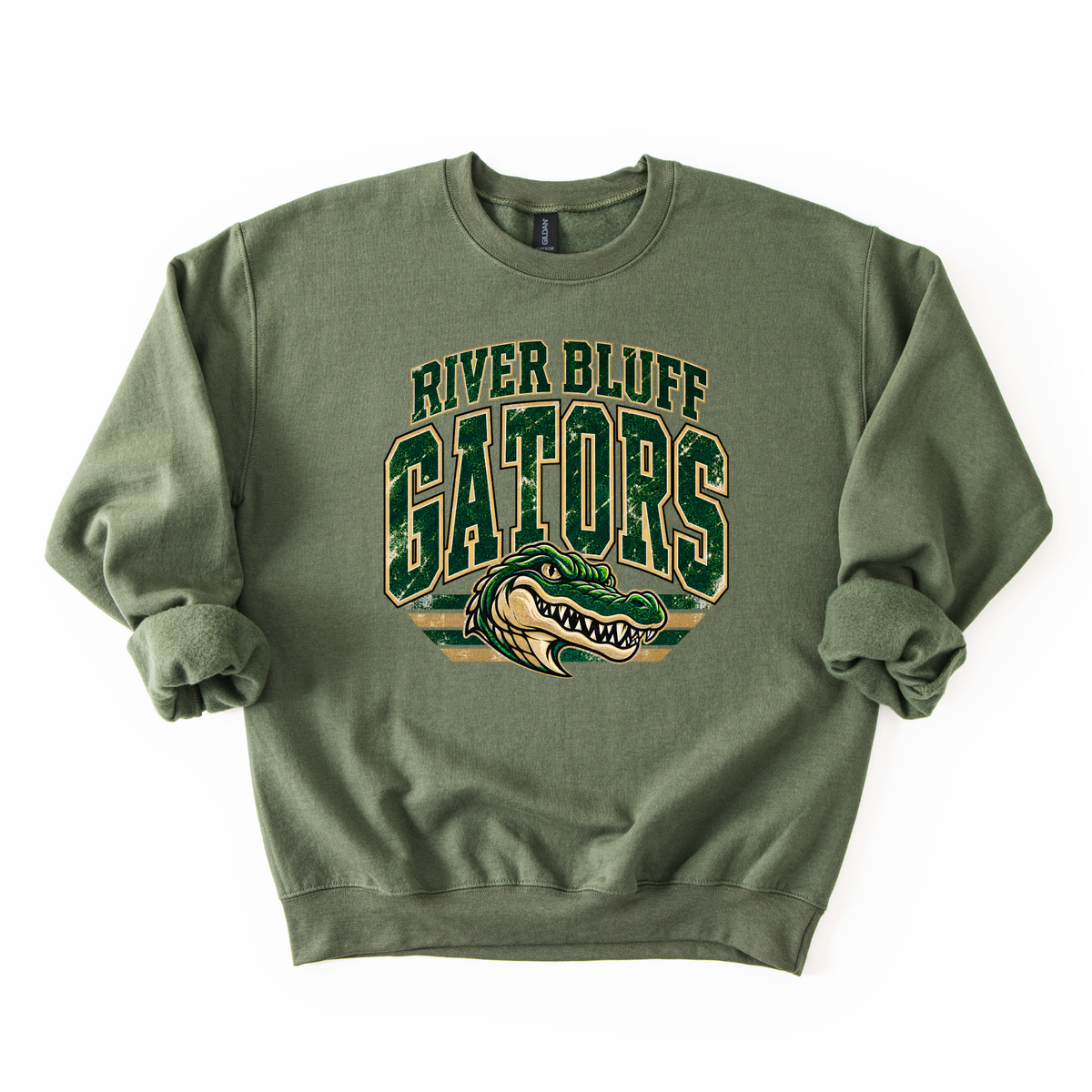 River Bluff Vintage Mascot Sweatshirt- ADULT