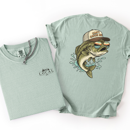 Can't Catch Me- Men's Fishing Printed Tshirt