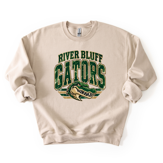 River Bluff Vintage Mascot Sweatshirt- ADULT