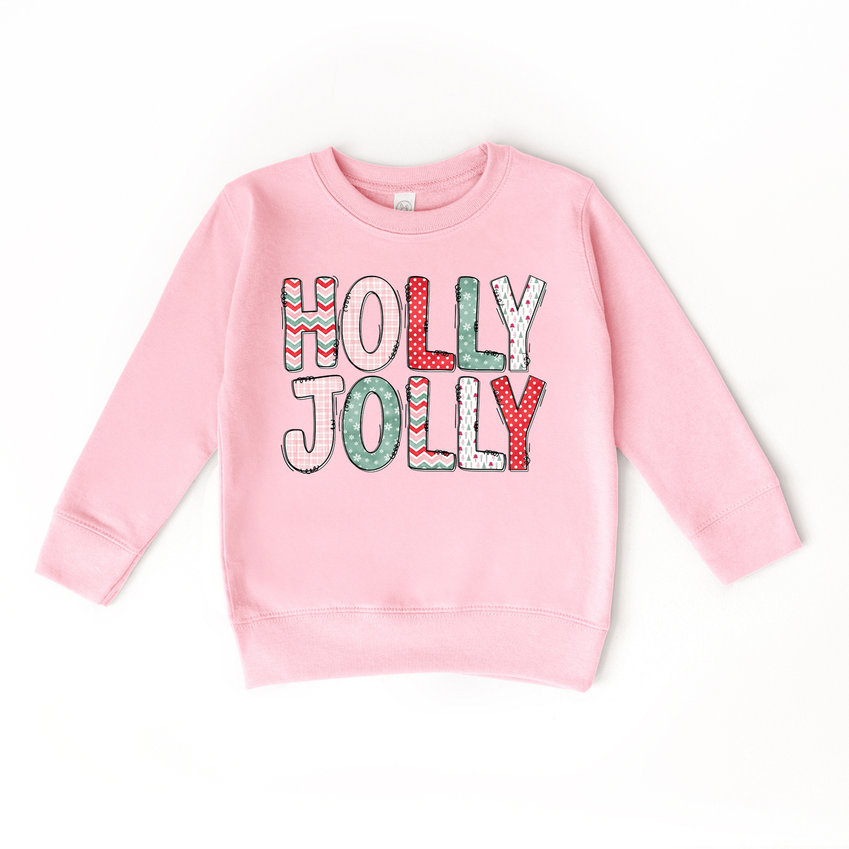 Holly Jolly- YOUTH Christmas Doodle Sweatshirt