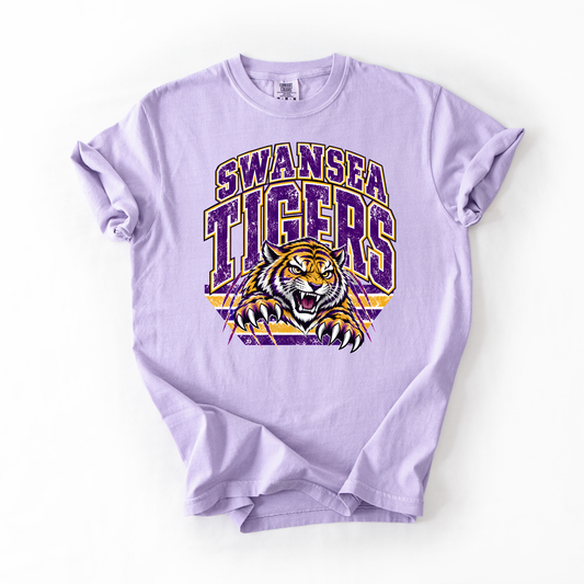Swansea Vintage Mascot Comfort Colors Tee- YOUTH & ADULT
