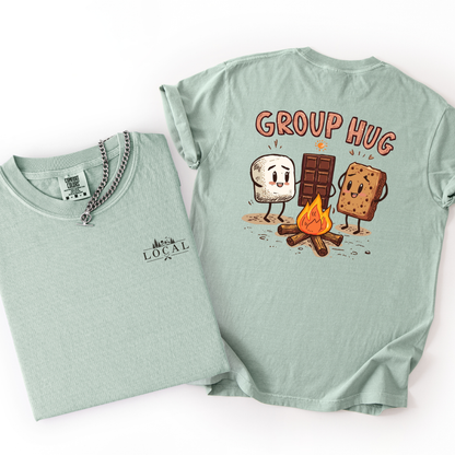 Group Hug- Humor Smores Campfire Camping Tshirt