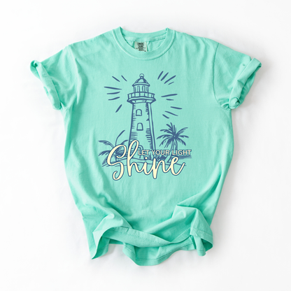 Let Your Light Shine- Lighthouse Beach Tshirt