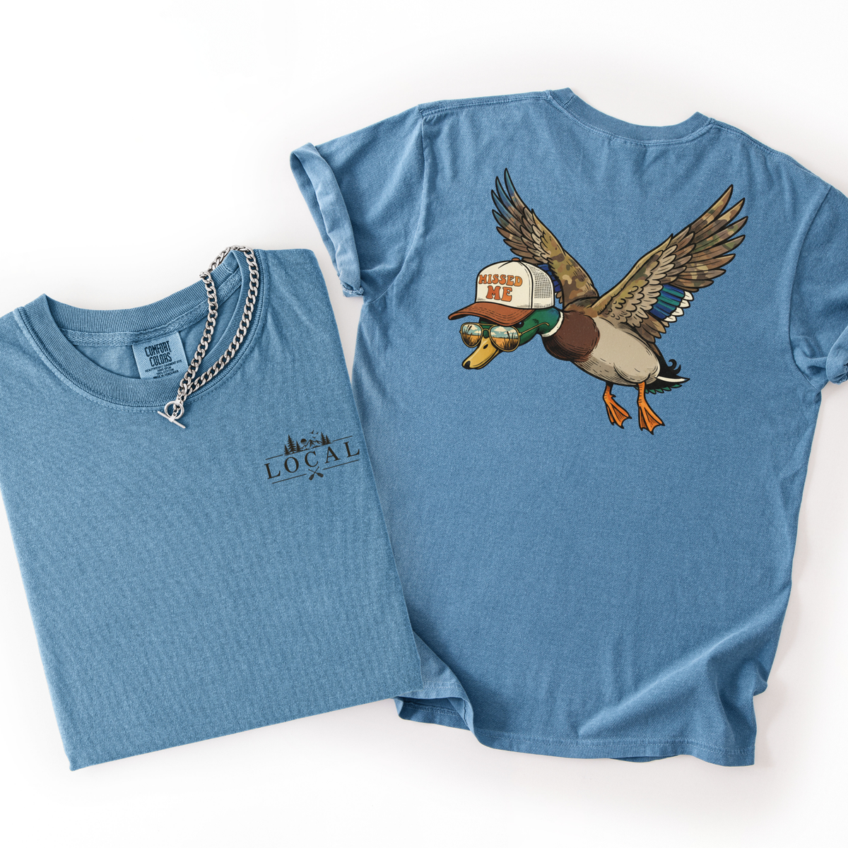 Missed Me- Men's Duck Hunter Southern Lifestyle Tee