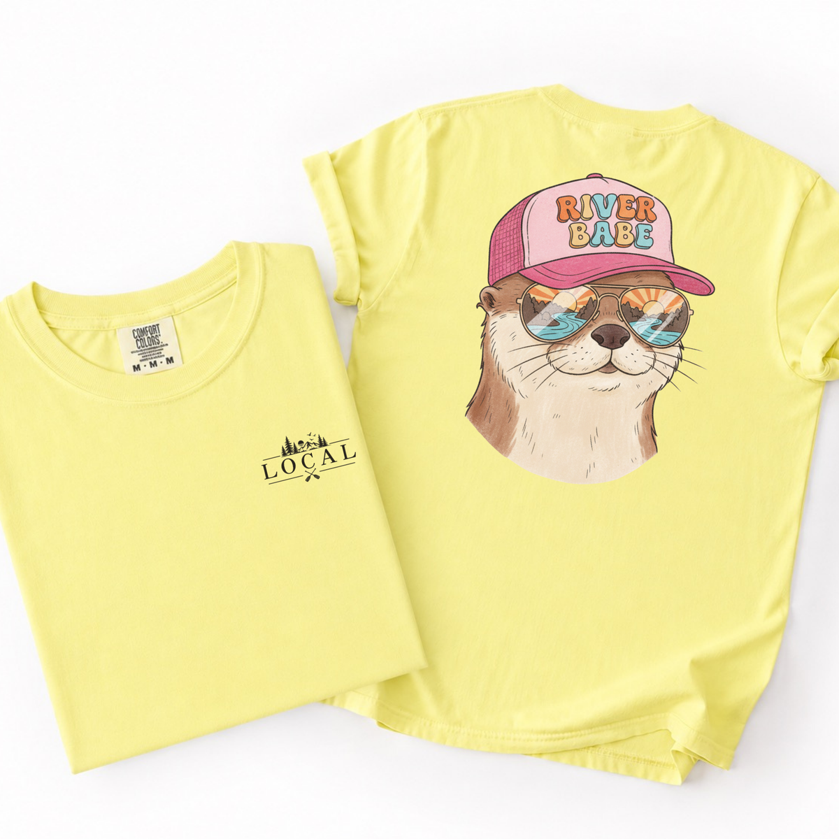 River Babe- Southern Lifestyle Otter Printed Women's Tee