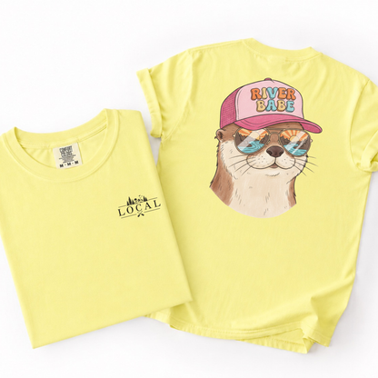River Babe- Southern Lifestyle Otter Printed Women's Tee