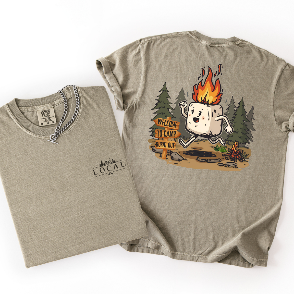 Welcome To Camp Burnt Out- Camping Humor Tshirt