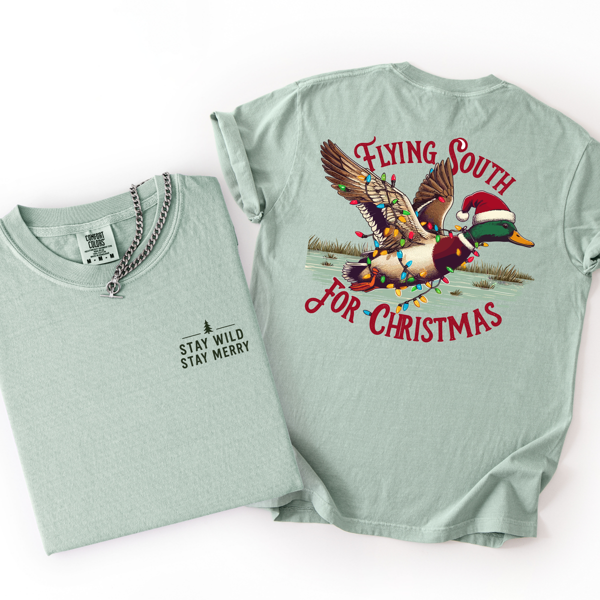 Flying South For Christmas- Men's Graphic Tee