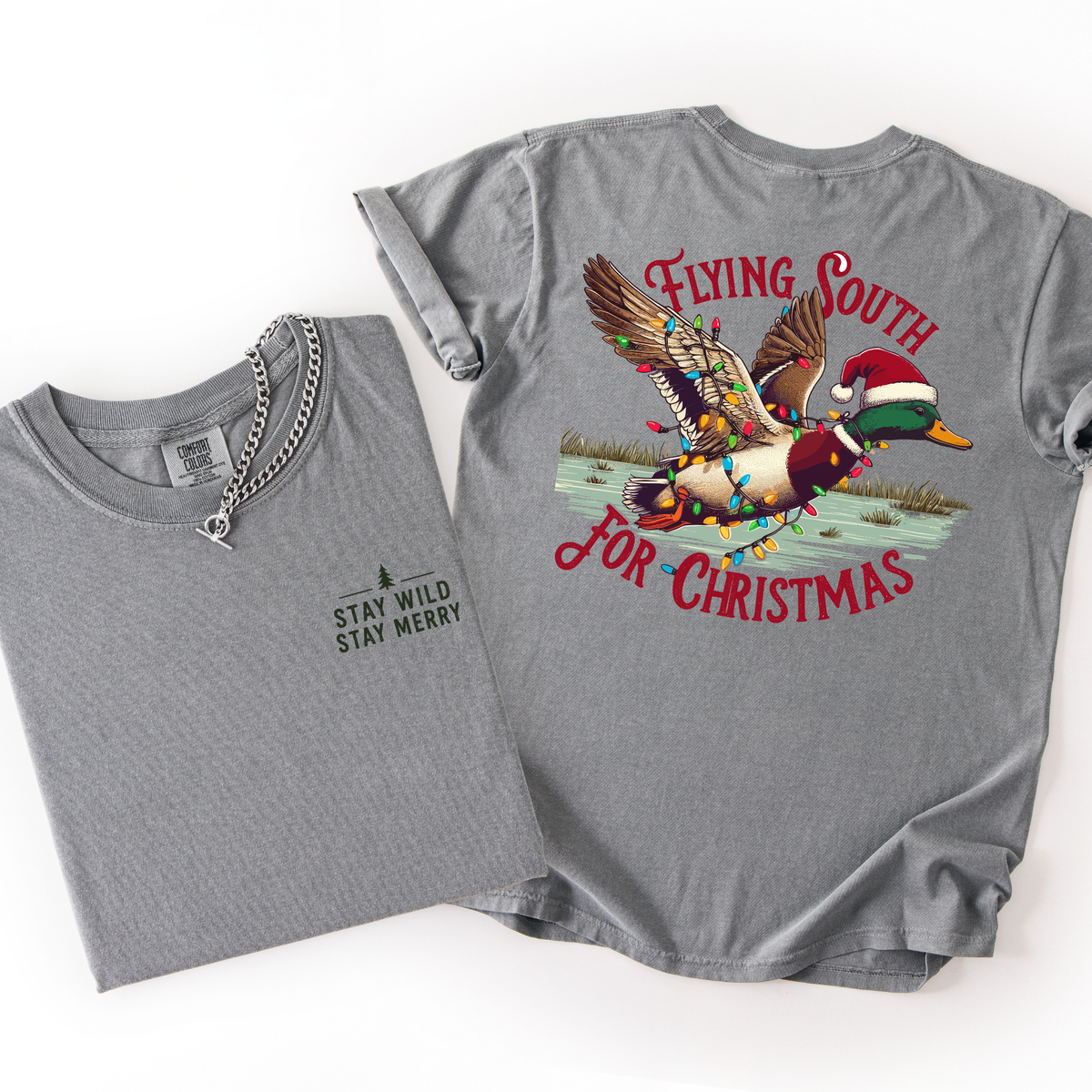 Flying South For Christmas- Men's Graphic Tee