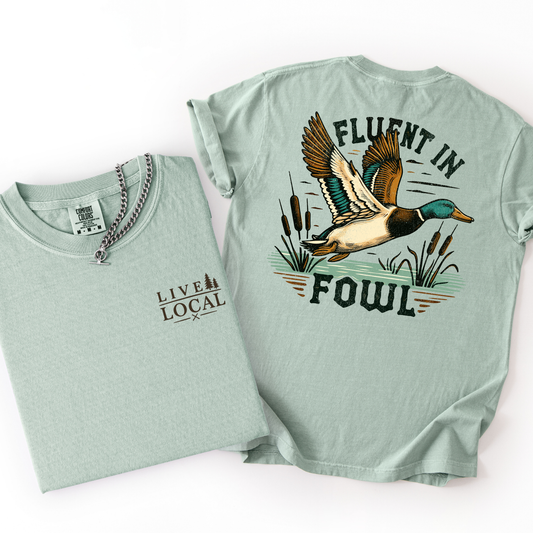 Fluent In Fowl- Men's Graphic Southern Tee