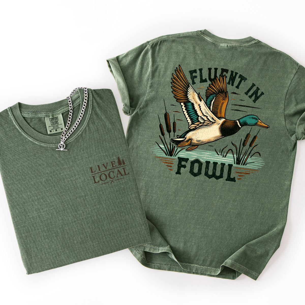 Fluent In Fowl- Men's Graphic Southern Tee