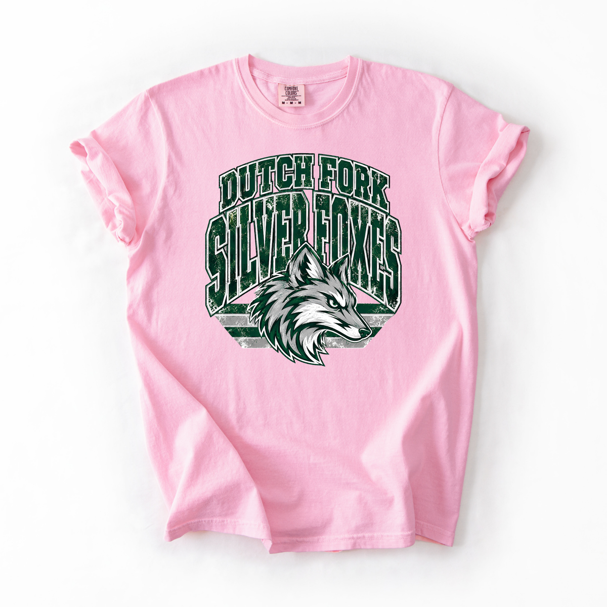 Dutch Fork Vintage Mascot Comfort Colors Tee- YOUTH & ADULT