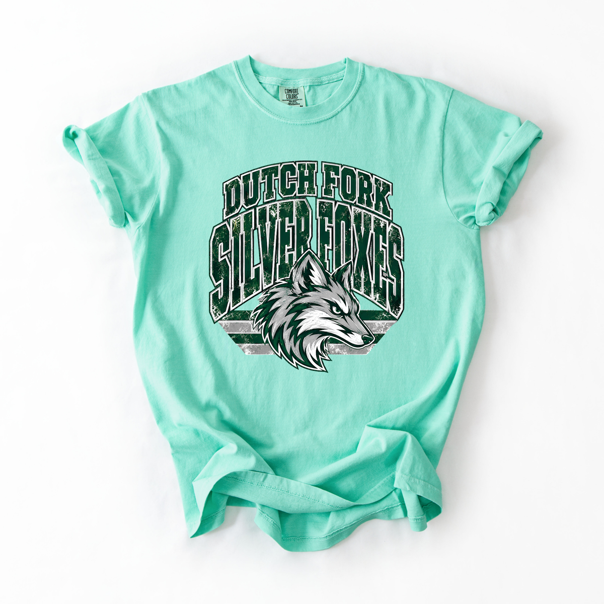 Dutch Fork Vintage Mascot Comfort Colors Tee- YOUTH & ADULT