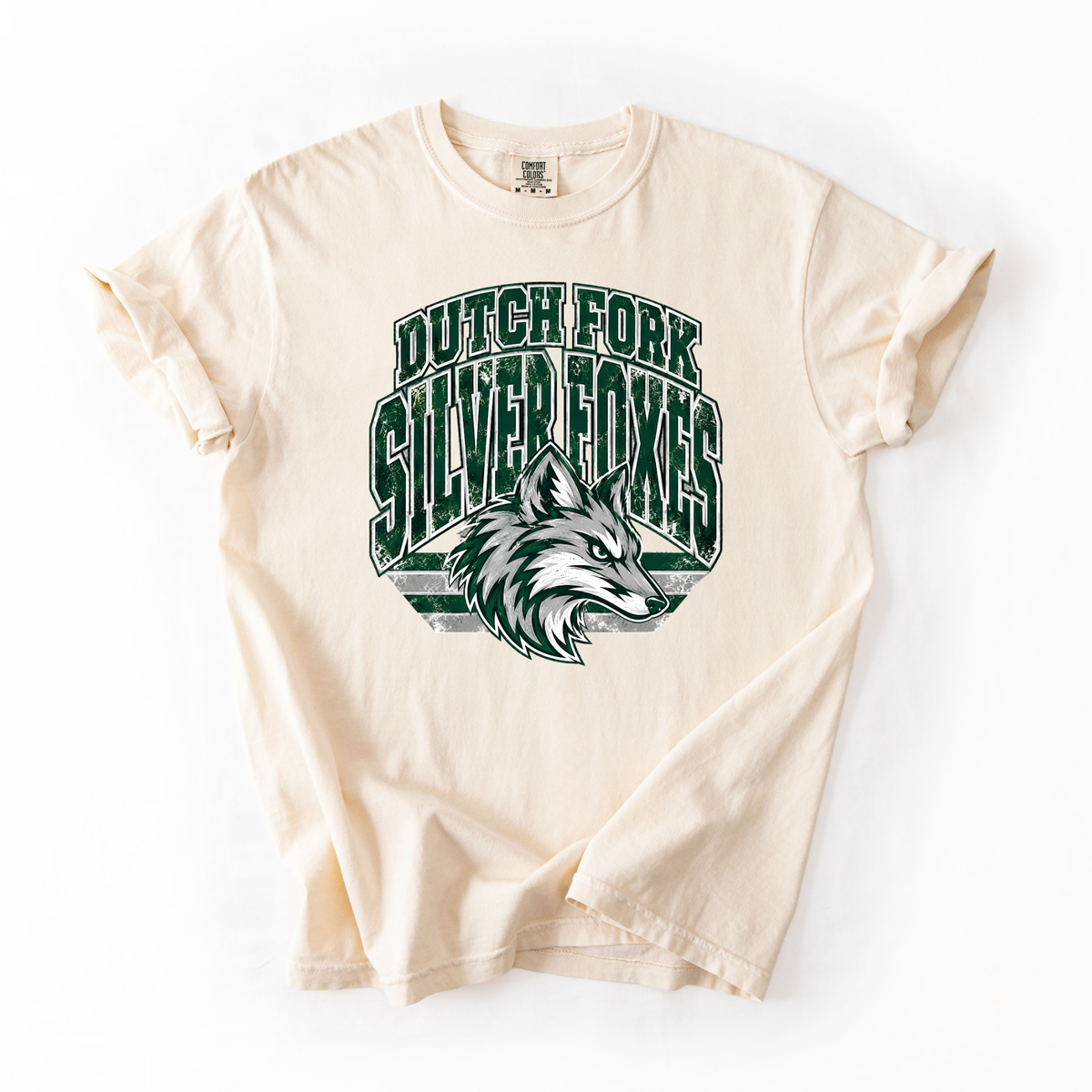 Dutch Fork Vintage Mascot Comfort Colors Tee- YOUTH & ADULT