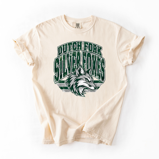 Dutch Fork Vintage Mascot Comfort Colors Tee- YOUTH & ADULT