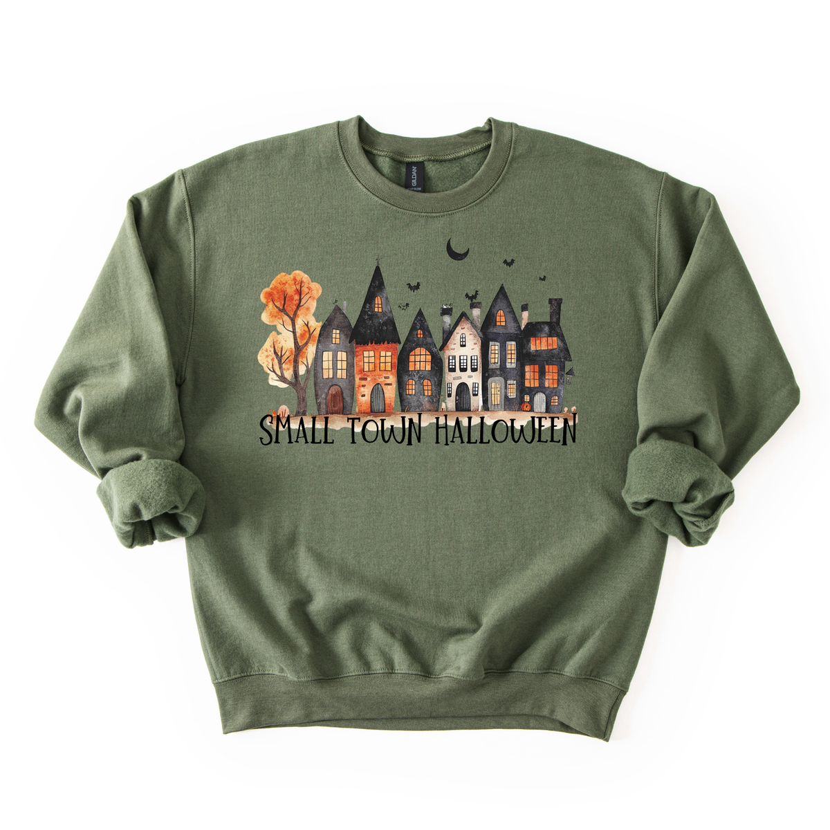 Small Town Halloween- Whimsy Women's Fall Sweatshirt