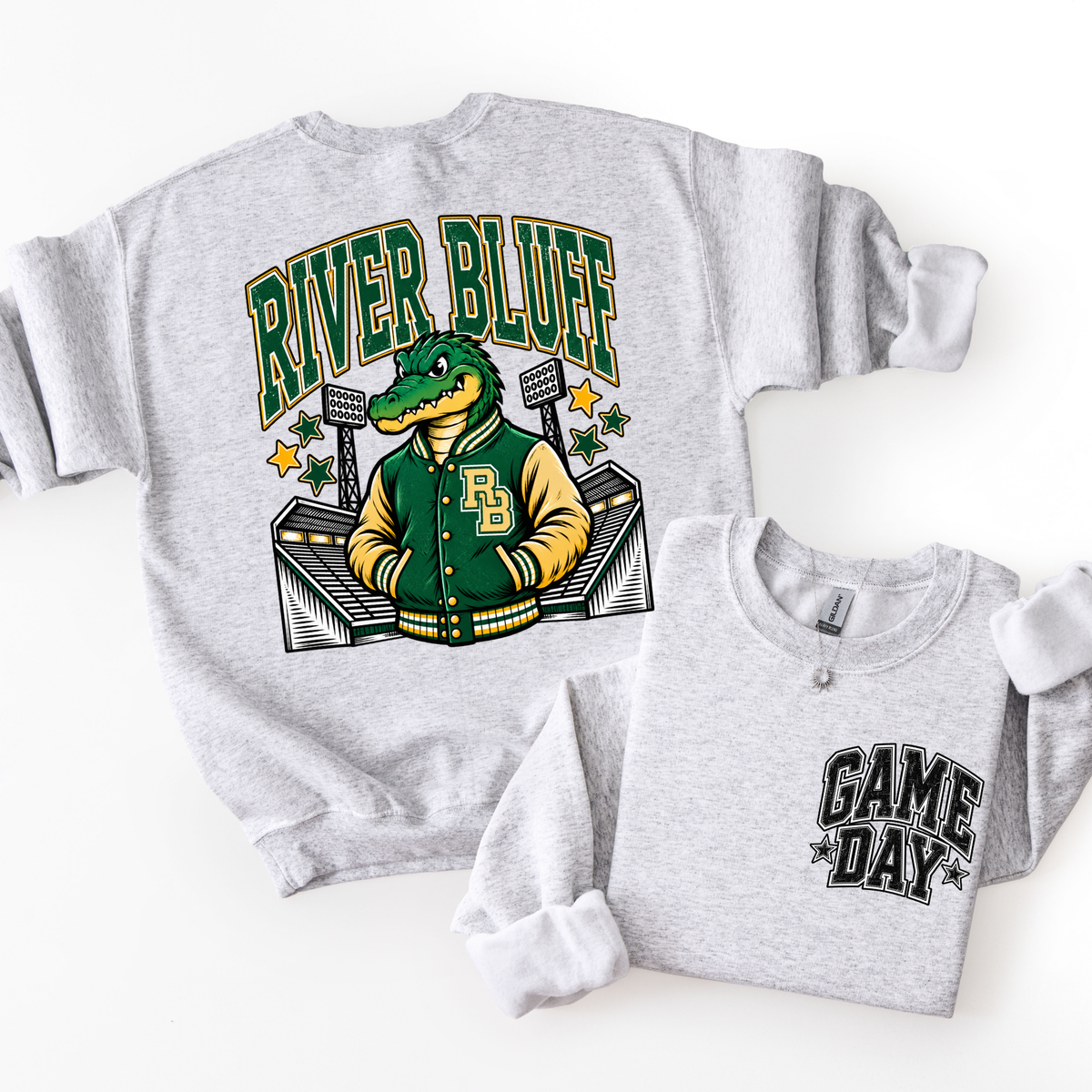 River Bluff Football Mascot Sweatshirt- ADULT