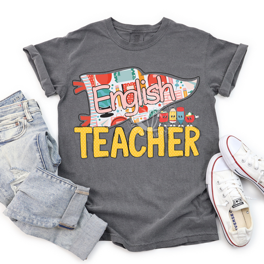 English Teacher-Flag- PNG
