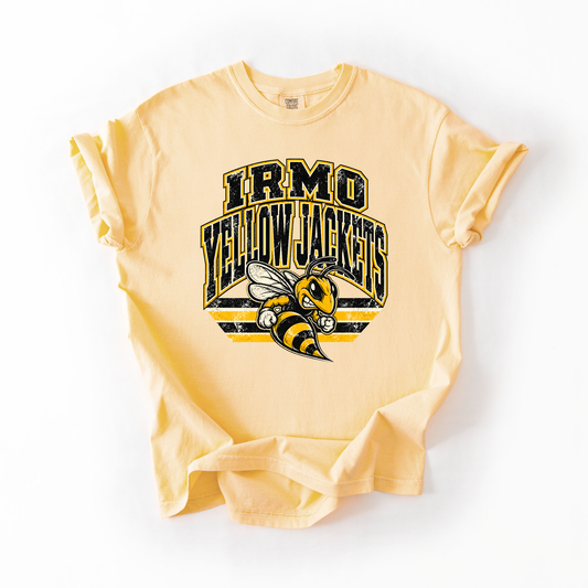 Irmo Vintage Mascot Comfort Colors Tee- YOUTH & ADULT
