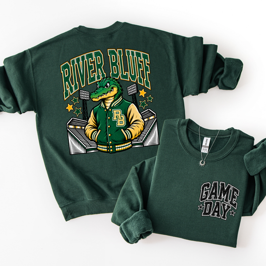 River Bluff Football Mascot Sweatshirt- ADULT