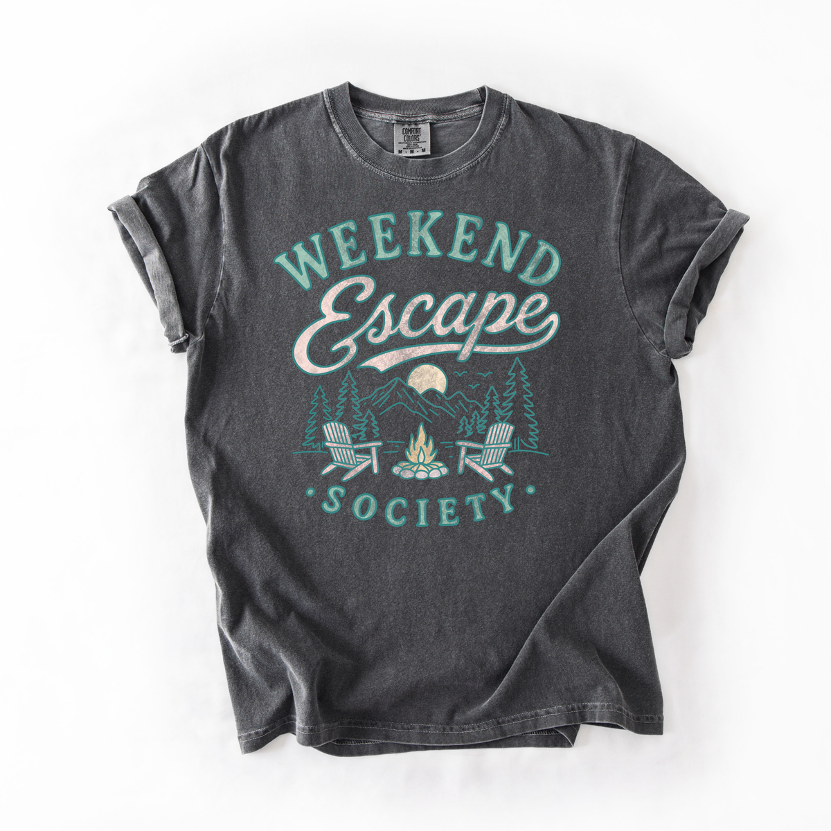 Weekend Escape- Grunge Camping Retro Tee