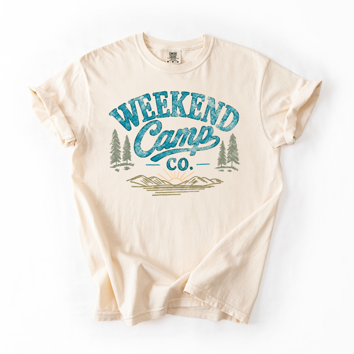 Weekend Camp Co- Grunge Camping Retro Tee