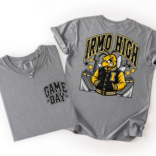 Irmo Football  Mascot Comfort Colors Tee- YOUTH & ADULT